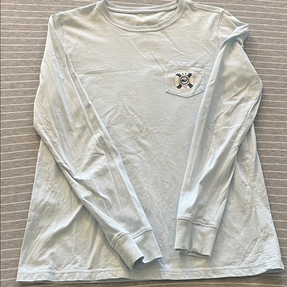 Vineyard Vines women Light Blue Golden Retriever size S Tee - Picture 2 of 5